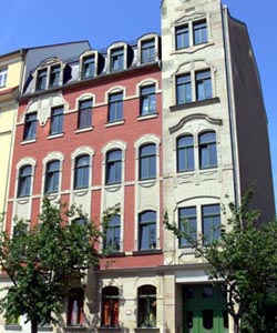 Seminarstrasse 8 in der Dresdner Friedrichstadt - hier lebte Karl Schmidt-Rottluff 1906.